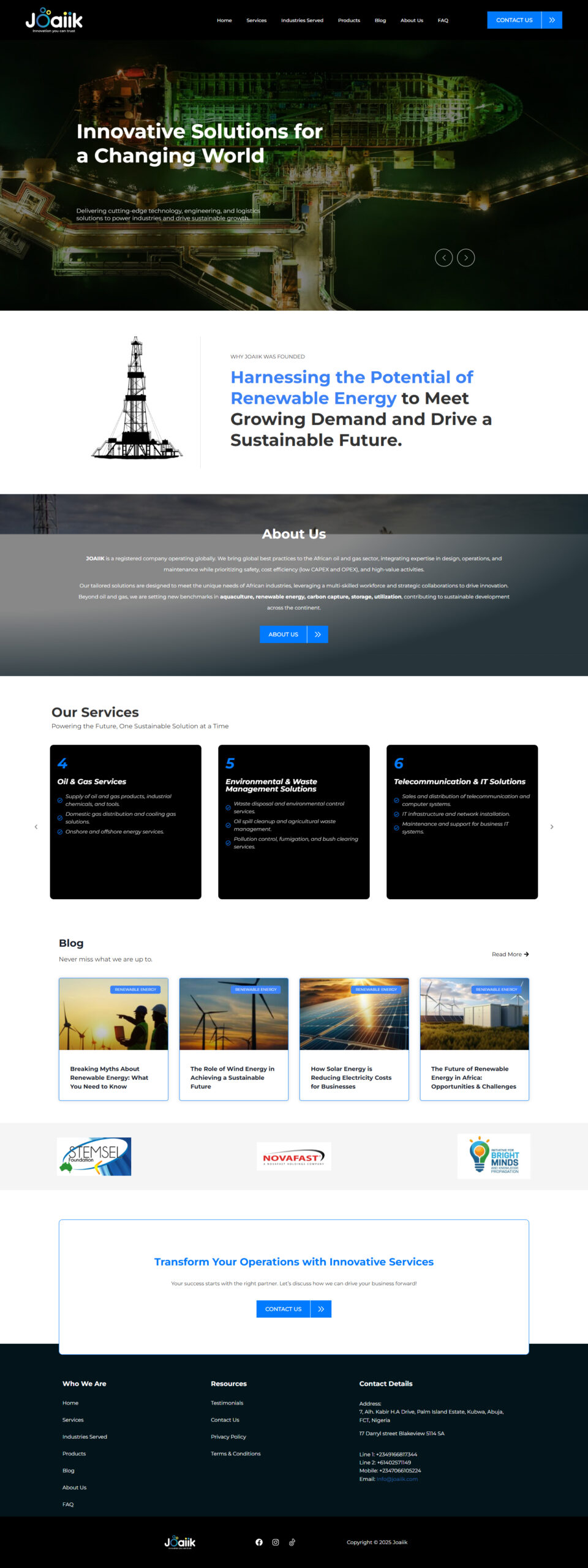 website